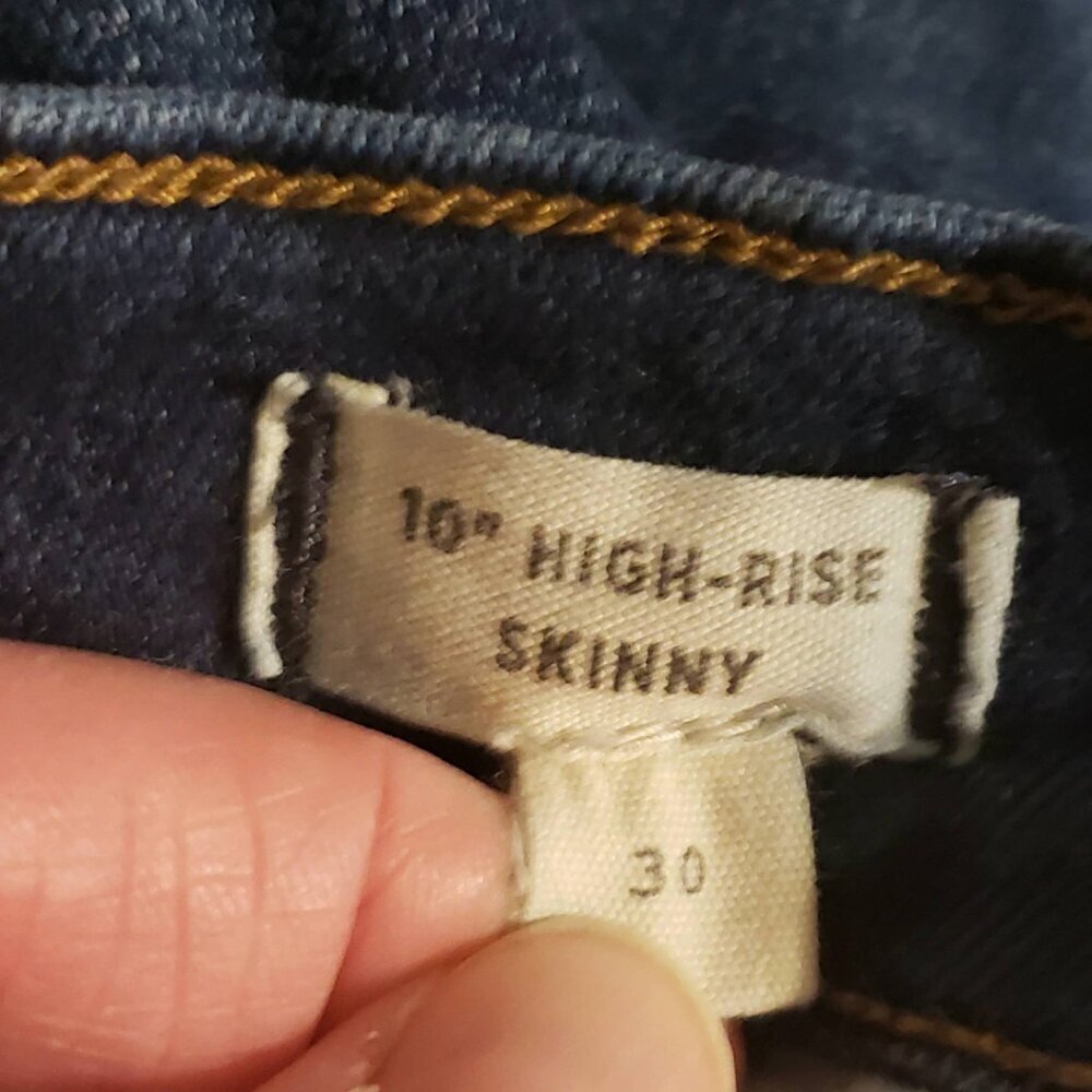 Madewell 10" High Rise Skinny Jeans - Picture 6 of 7